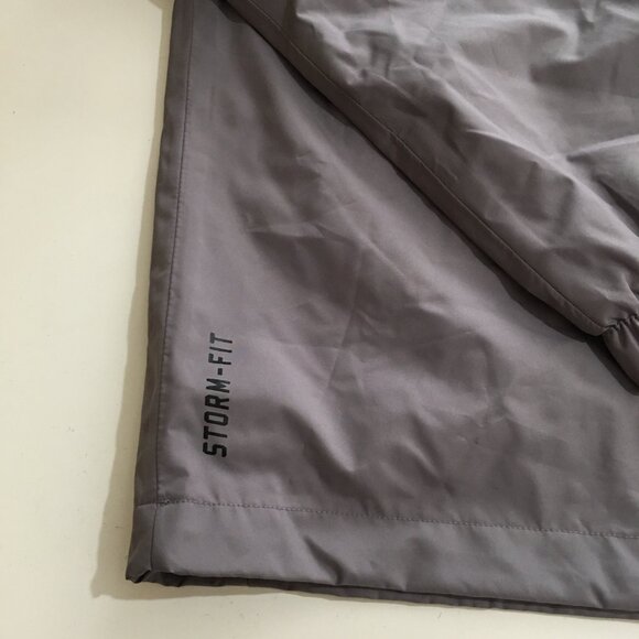 Nike Golf Mens Large Gray Jacket Full Zip Windbreaker Storm Fit Mesh Lined - Picture 8 of 10